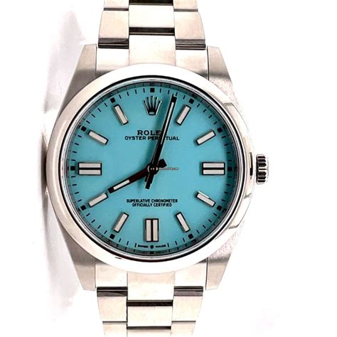 rolex oyster 40 mm|rolex 41mm tiffany blue.